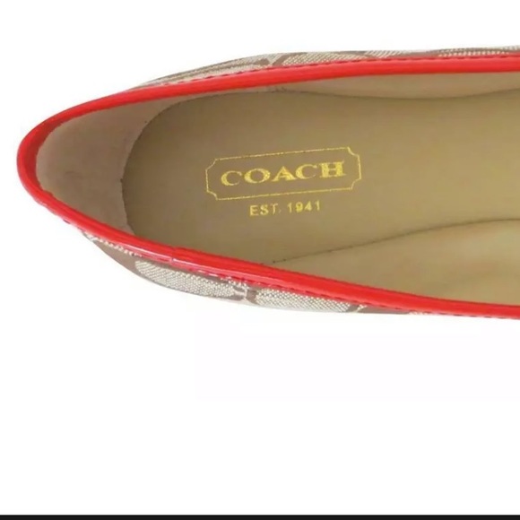 COACH slip-on logo shoes size 7.5 - Picture 4 of 11